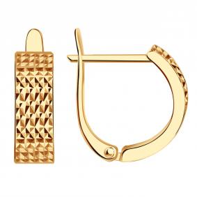 Золотые серьги МАГНАТ МА 011524 МА 011524 фото